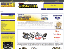 Tablet Screenshot of bestmufflers.com